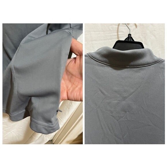 Adidas Mens Track Jacket Gray 1/4 Zip Activewear ASU Arizona State Sun Devils - Picture 11 of 12